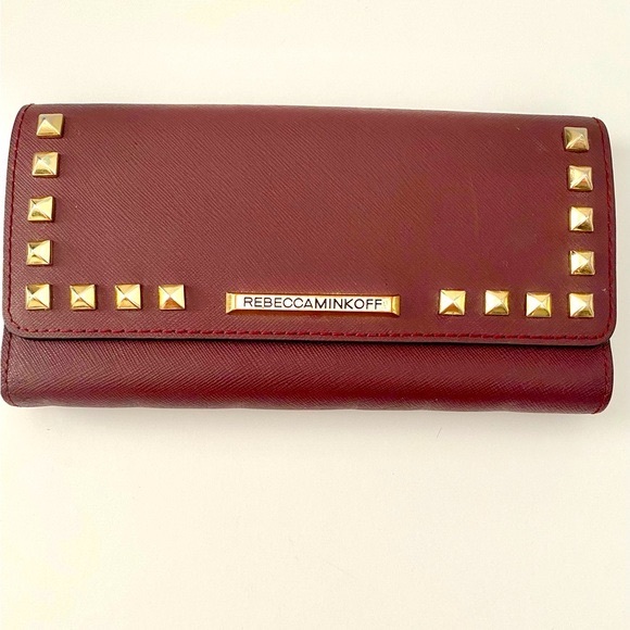 Rebecca Minkoff Leather Studded Wallet - Picture 2 of 13